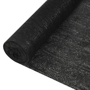 vidaXL Red de privacidad HDPE negro 3,6x10 m 195 g/m&sup2;