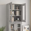 vidaXL Armario de pared colgante gris Sonoma 69,5x34x90 cm