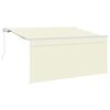 vidaXL Toldo retr&aacute;ctil Crema 300 x 200 cm Poli&eacute;ster y Aluminio