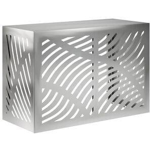 vidaXL Funda para Aire Acondicionado Plateado 90 x 40 x 60 cm