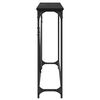 vidaXL Mesa Consola Roble Negro 102 x 23 x 75 cm Madera de ingenier&iacute;a