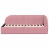vidaXL Estructura de cama en esquina con cabecera Rosa 80 cm x 200 cm