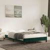 vidaXL Estructura cama sin colchón terciopelo verde oscuro 120x190cm