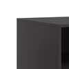 vidaXL Mueble para TV de acero negro 67x39x44 cm