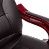 vidaXL Silla de oficina de cuero aut&eacute;ntico marr&oacute;n