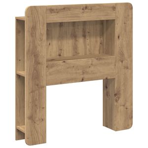 vidaXL Cabecero con armario Roble artisan 80 cm Madera de ingenier&iacute;a