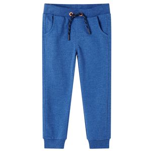 Pantalones de ch&aacute;ndal infantiles azul oscuro 140
