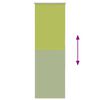 vidaXL Estor Enrollable Opaco hojas verde 60x150 cm Tela Ancho 55,7 cm