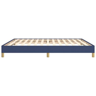 vidaXL Estructura de cama tela azul 180x200 cm