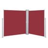vidaXL Toldo lateral retr&aacute;ctil rojo 160x600 cm