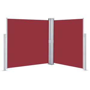 vidaXL Toldo lateral retr&aacute;ctil rojo 160x600 cm