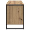 vidaXL Gabinete de TV con cajón Roble Artesanal 100 x 36 x 49.5 cm