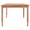 vidaXL Set de comedor de jard&iacute;n 7 pzas y cojines madera maciza de teca