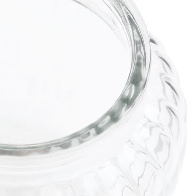 vidaXL Tarros de almacenaje de vidrio 6 unidades 500 ml