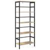 vidaXL Estante de libros 4 niveles 60 x 29,5 x 149 cm Roble Sonoma