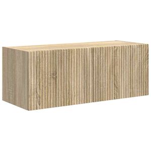 vidaXL Mueble de TV Montado en la Pared Sonoma 78,5 x 31 x 29,5 cm