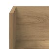 vidaXL Estantes de pared 2 uds madera roble artisan 100x16,5x16,5 cm