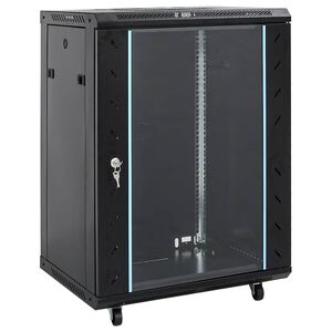 vidaXL Rack de servidores 15U 19" IP20 negro 60x45x86 cm