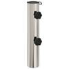 vidaXL Tubo para base de parasol 0.63 kg Acero inoxidable natural