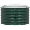 vidaXL Arriate elevado Verde 240 x 80 x 44 cm Acero