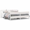 vidaXL Cama sin colch&oacute;n madera maciza de pino blanca 180x200 cm