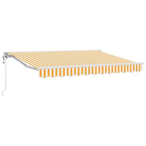 vidaXL Estructura del Toldo Amarillo y blanco 300 x 200 cm