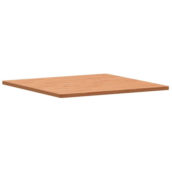 vidaXL Tablero de mesa cuadrado de madera maciza de haya 90x90x2,5 cm