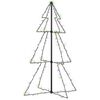 vidaXL &Aacute;rbol de Navidad 160 LEDs interior y exterior 78x120 cm