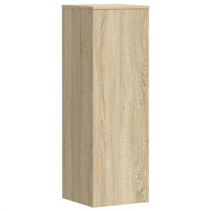 vidaXL Soportes de plantas madera ingenier&iacute;a roble Sonoma 33x33x100 cm