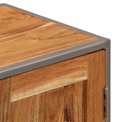 vidaXL Aparador de madera maciza de acacia 65x30x75 cm