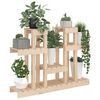 vidaXL Soporte para plantas madera maciza de pino 104,5x25x77,5 cm