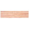 vidaXL Estante pared madera roble tratada marrón claro 160x40x(2-4) cm