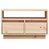 vidaXL Mueble de TV de madera maciza de pino 60x35x37 cm