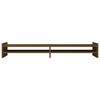 vidaXL Soporte de monitor madera maciza pino marrón miel 100x27x15 cm