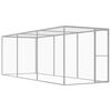 vidaXL Jaula para gatos acero galvanizado 4,5x1,5x1,5 m
