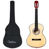vidaXL Guitarra cl&aacute;sica para principiantes con funda 3/4 36"