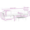 vidaXL Set de sof&aacute;s de palets de jard&iacute;n y cojines 4 pzas madera acacia