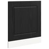 vidaXL Panel de lavaplatos Kalmar Roble Negro 60 x 1,5 x 57 cm