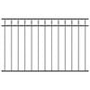 vidaXL Elemento de cerca ASSEN 170 x 80 cm Acero Gris