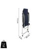Campart Travel Sillas de camping 2 unidades Novara azul 68x43,5x120 cm