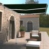 vidaXL Toldo autom&aacute;tico con LED y sensor de viento antracita 350x250cm