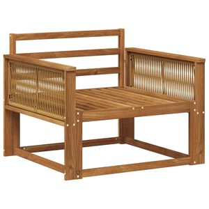 vidaXL Sof&aacute; intermedio de exterior Natural