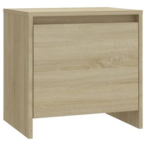 vidaXL Mesita de noche madera ingenier&iacute;a roble Sonoma 45x34,5x44,5 cm