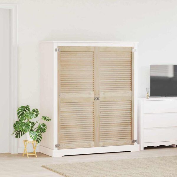 vidaXL Puerta de Armario 2 pcs Natural 140,5 x 2,1 x 59,5 cm