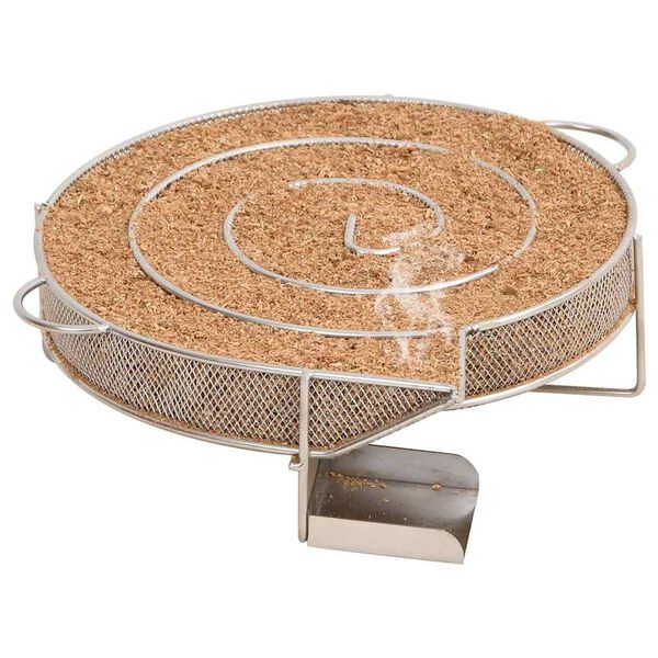 vidaXL Generador de humo fr&iacute;o redondo acero inoxidable 19,5 cm