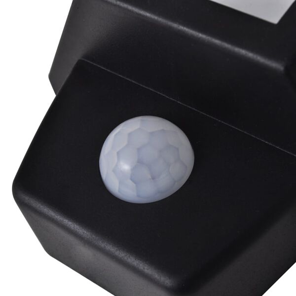 vidaXL Lámpara de pared solar con sensor de movimiento 2 unidades