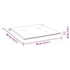 vidaXL Cojines para silla de jard&iacute;n 4 uds tela multicolor 40x40x4 cm