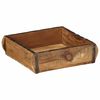 vidaXL Bandeja Marr&oacute;n 29 x 31 x 10 cm Madera s&oacute;lida recuperada