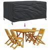 vidaXL Funda para muebles de exterior Negro 172 x 113 x 73 cm 600D