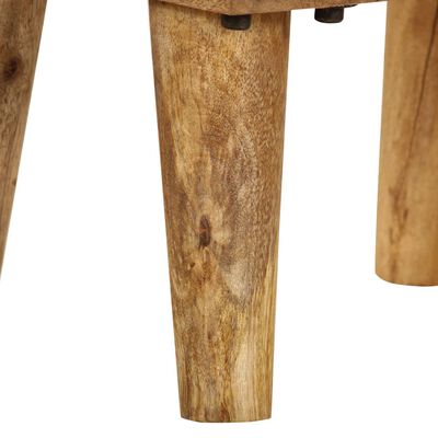 vidaXL Mesita de noche de madera maciza de mango 40x30x59,5 cm